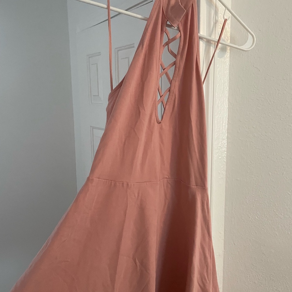 Pink Strappy Dress